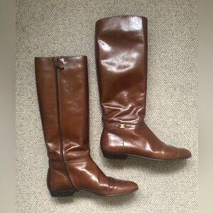 Vintage Salvatore Ferragamo Brown Riding Boots
